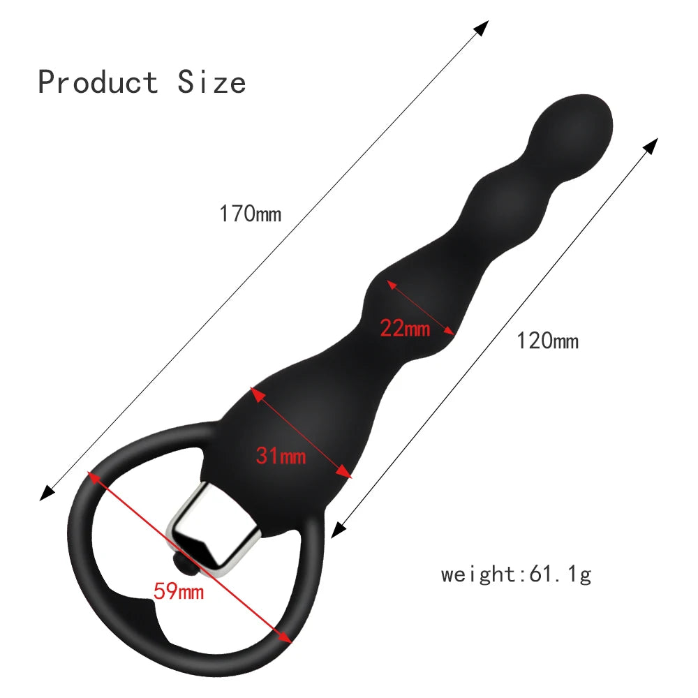 Ring-Pull Design Anal Vibrator