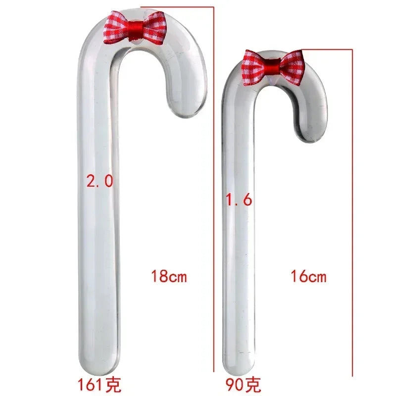 Christmas Gift Glass Anal Butt Plugs