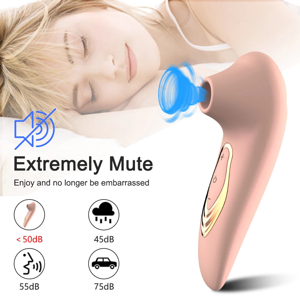 Powerful Sucking Vibrator and Stimulator