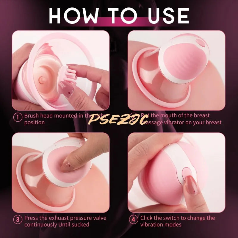 Nipple Suction Massager